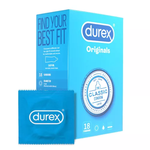 Durex Classic - óvszer (18 db) - Bio és natúr intim termékek
