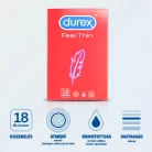 Durex Feel Thin - élethű érzés óvszer (18 db) - Bio és natúr intim termékek