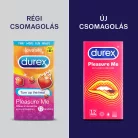 Durex Emoji PleasureMe - bordás-pontozott óvszer (12 db) - Bio és natúr intim termékek
