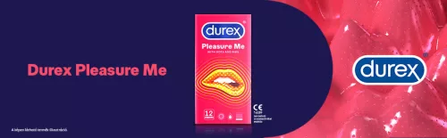 Durex Emoji PleasureMe - bordás-pontozott óvszer (12 db) - Bio és natúr intim termékek
