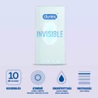 Durex Invisible Extra Sensitive - vékony, extra szenzitív óvszer (10db) - - Bio és natúr intim termékek