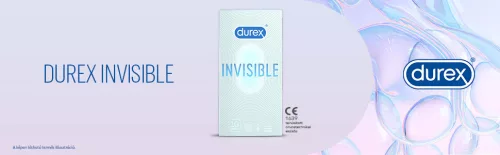 Durex Invisible Extra Sensitive - vékony, extra szenzitív óvszer (10db) - - Bio és natúr intim termékek