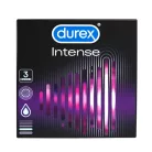 Durex Intense - bordázott és pontozott óvszer(3db) - - Bio és natúr intim termékek