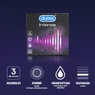 Durex Intense - bordázott és pontozott óvszer(3db) - - Bio és natúr intim termékek