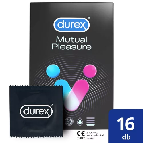Durex Mutual Pleasure - késleltető óvszer (16 db) - Bio és natúr intim termékek