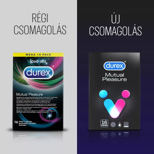 Durex Mutual Pleasure - késleltető óvszer (16 db) - Bio és natúr intim termékek