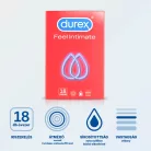 Durex Feel Intimate - vékonyfalú óvszer (18 db) - Bio és natúr intim termékek