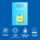 Durex Extra Safe - biztonságos óvszer (18 db) - Bio és natúr intim termékek