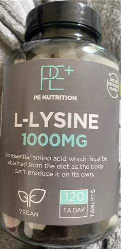 PE Nutrition l-lysine 1000mg tabletta 120 db - 