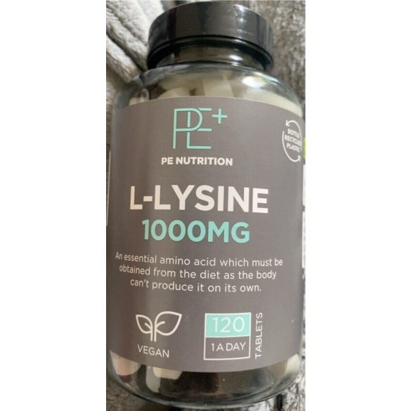 PE Nutrition l-lysine 1000mg tabletta 120 db
