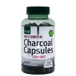 H&B aktív szén kapszula 1560mg 120 db - 