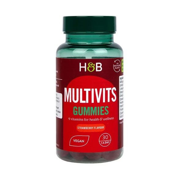 H&B multivitamin felnőtt gumivitamin 30 db