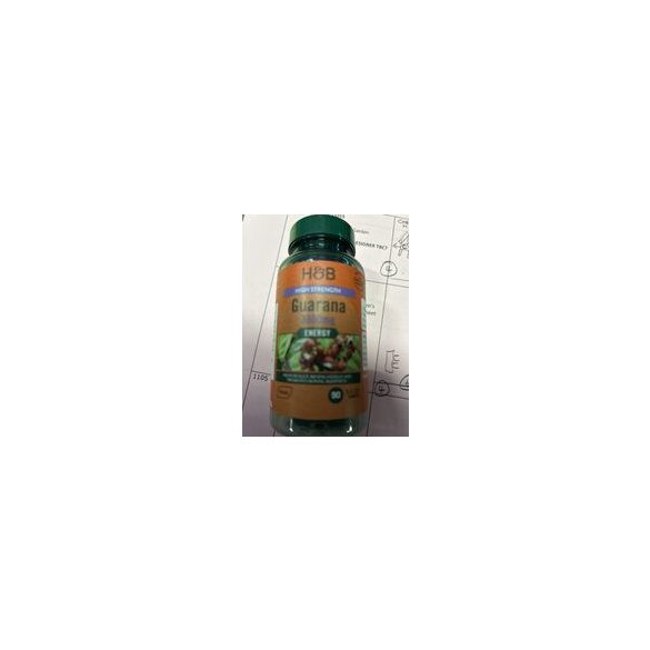 H&B guarana tabletta 3600 mg 90 db