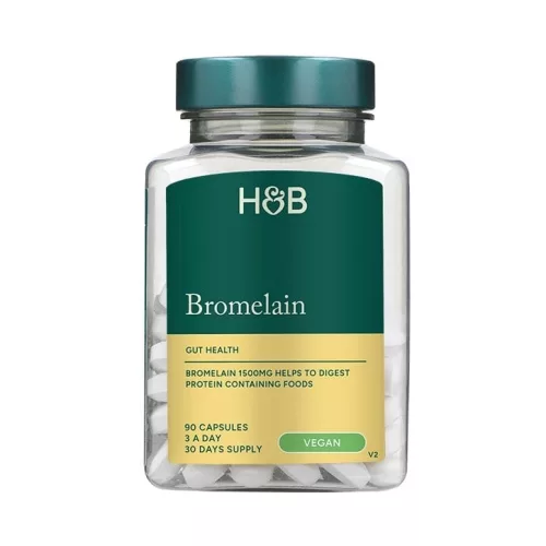 H&B Bromelain Enzim tabletta 1500 mg 90 db - 