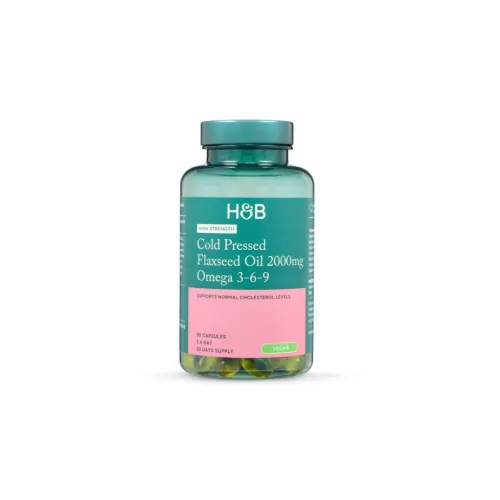 H&B Lenmagolaj softgel 2000 mg Omega 3-6-9 90 db – Új termékek