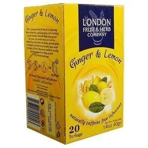 London Citrom-Gyömbértea  20 filter - Bio és natúr élelmiszerek