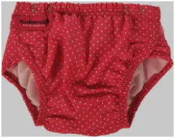 Konfidence AquaNappy™  POLKA DOT 3 rétegű mosható úszópelenka állítható méretezéssel - Bio és natúr kozmetikumok