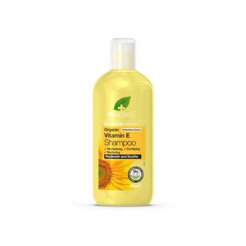 dr.Organic Hidratáló sampon természetes E-vitaminnal 265ml - Bio és natúr kozmetikumok