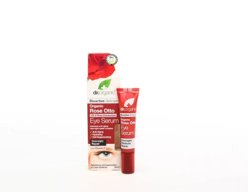 Dr.organic bio rózsa szemkörnyék ápoló szérum 15 ml - Bio és natúr kozmetikumok