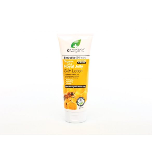 dr.Organic Testápoló bio méhpempővel 200 ml