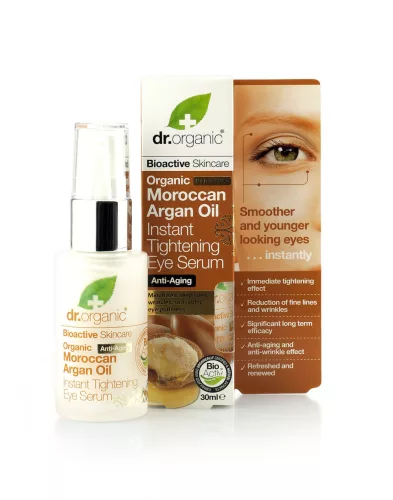 dr.Organic Szemkörnyék feszesítő szérum marokkói bio argánolajjal 30 ml - Bio és natúr kozmetikumok