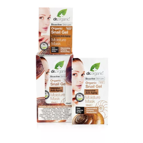 Dr.organic bioaktív csigagél arcpakolás öregedésgátló 10 ml - Bio és natúr kozmetikumok