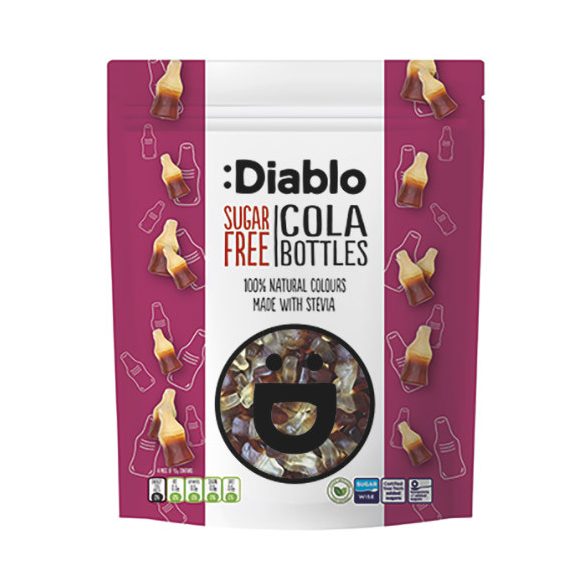 Diablo cukormentes cola ízű gumicukor, édesítőszerrel 75 g