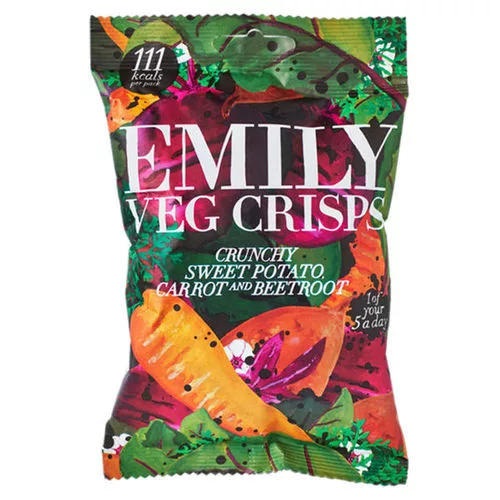 Emily / Veg Crips / Színes szeletelt gyökérzöldségek gluténmentes 30 g - 