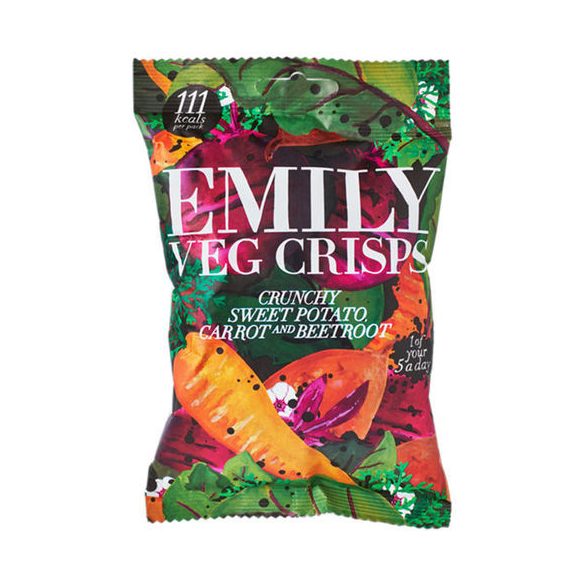 Emily / Veg Crips / Színes szeletelt gyökérzöldségek gluténmentes 30 g