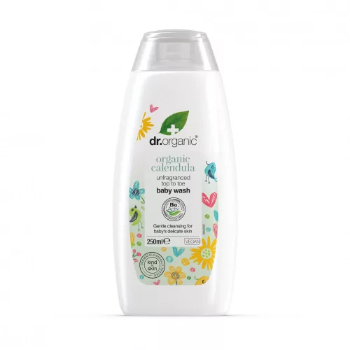 Dr.organic bio illatmentes babafürdető körömvirággal 250 ml - Bio és natúr kozmetikumok