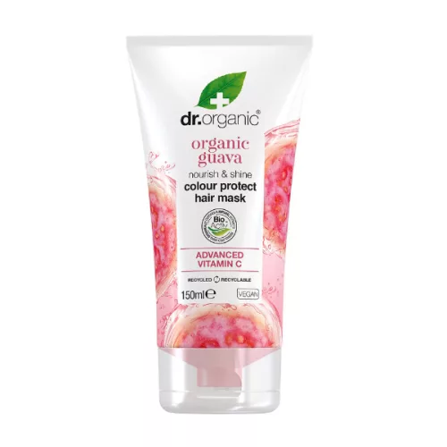 dr.Organic Színvédő hajmaszk bio guavával 150 ml - Bio és natúr kozmetikumok