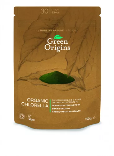 Green Origins BIO CHLORELLA por 150 g - Bio és natúr étrendkiegészítők