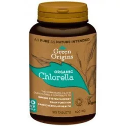Green Origins BIO CHLORELLA alga tabletta 180 db - Bio és natúr étrendkiegészítők