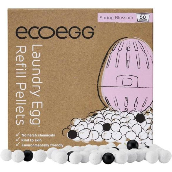 Ecoegg mosótojás utántöltő 50 mosás lágy tavasz turmalin golyóval 1 db