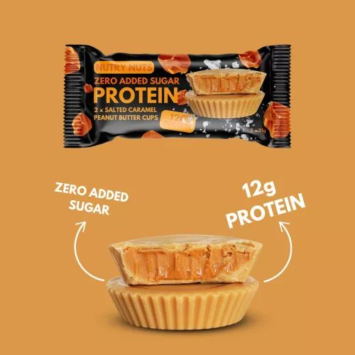 Nutry nuts protein földimogyoróvajas csokikorong sós karamell 42 g