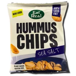EAT REAL HUMMUS CHIPS TENGERI SÓS 45G - Bio és natúr élelmiszerek