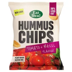 EAT REAL HUMMUS CHIPS PAR.-BAZS. 45G - Bio és natúr élelmiszerek