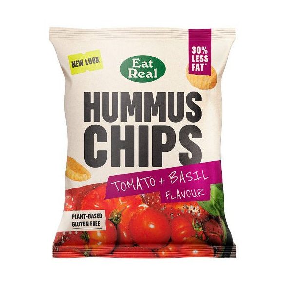 EAT REAL HUMMUS CHIPS PAR.-BAZS. 45G