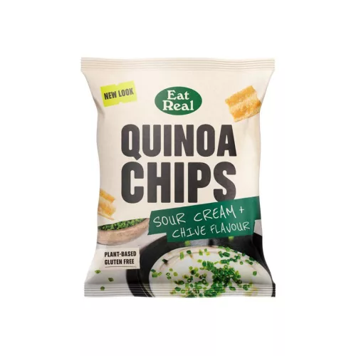 EAT REAL QUINOA CHIPS TEJFÖL-HAGYMA 40G - Bio és natúr élelmiszerek