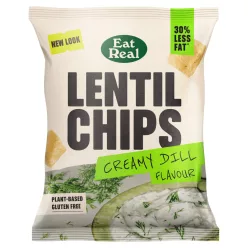 Eat Real Lencse Chips Krémes Kapros ízvilág 40g