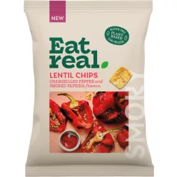 Eat Real Lencse Chips Grill és Füstölt paprika 95g