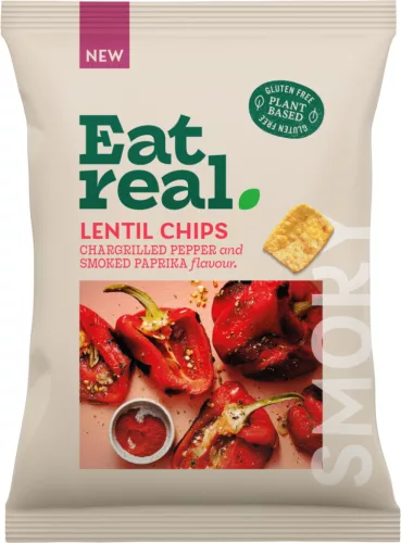 Eat Real Lencse Chips Grill és Füstölt paprika 95g