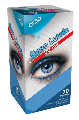 OCSO Szem Lutein kapszula 30 db - Bio és natúr étrendkiegészítők