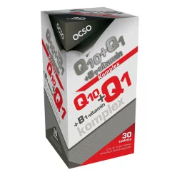 OCSO Q10+Q1 koenzim tabletta – 30 db - Bio és natúr étrendkiegészítők