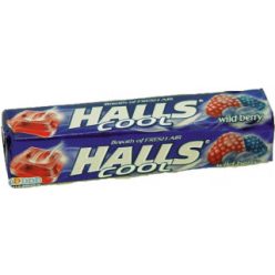 Halls cukor wild berry 34 g