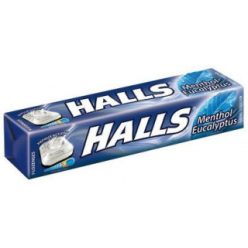 Halls cukor mentol-eukalyptus original 34 g
