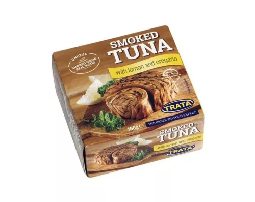 Trata füstölt tonhal citrommal és oregánóval 160 g - Bio és natúr élelmiszerek
