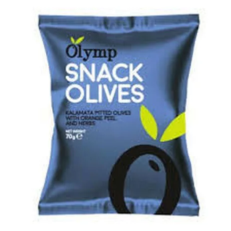 Olymp snack fűszerezett kalamata magozott olajbogyó narancshéjjal 70 g - Bio és natúr élelmiszerek