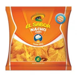 El sabor big nacho chips gluténmentes texas bbq 225 g - Bio és natúr élelmiszerek