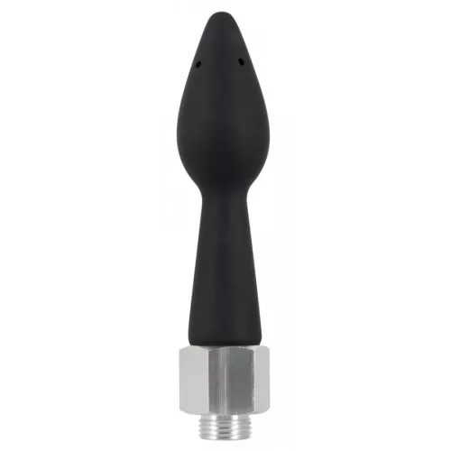 You2Toys - Rear Splash - kúpos szilikon zuhanyfej (fekete) - Bio és natúr intim termékek